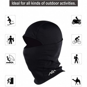 Balaclavas Windproof Ski Mask Cold Weather Face Mask Motorcycle Balaclava Hood - Storm Blue - CP198N63CUQ $15.62