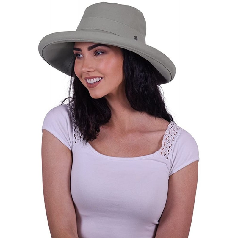 Sun Hats Ladies Upturn Noosa Universal Womens Sun/Beach Hat - Latte - CB110OKF7ID $44.55