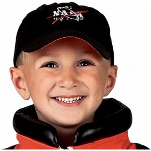 Baseball Caps Jr. NASA Astronaut Cap- Adjustable Youth Size- Black - Black - CW116C5495B $14.96