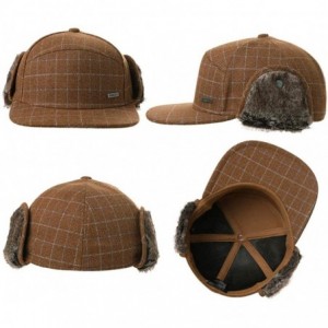 Newsboy Caps Wool/Cotton/Denim Baseball Cap Men Hunting Dad Hats Sports Earflap Unisex - 99712_khaki - C618IRMMES9 $14.54