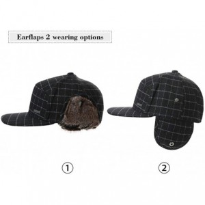 Newsboy Caps Wool/Cotton/Denim Baseball Cap Men Hunting Dad Hats Sports Earflap Unisex - 99712_khaki - C618IRMMES9 $14.54