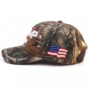 Baseball Caps Trump 2020 Keep America Great Campaign Embroidered USA Flag Hats Baseball Trucker Cap for Men and Women - C6196...