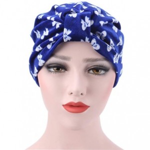 Skullies & Beanies Women Flower Elastic Turban Beanie Wrap Chemo Cap Hat - Coffee - CC182A2OQYW $20.82