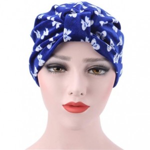 Skullies & Beanies Women Flower Elastic Turban Beanie Wrap Chemo Cap Hat - Coffee - CC182A2OQYW $8.65