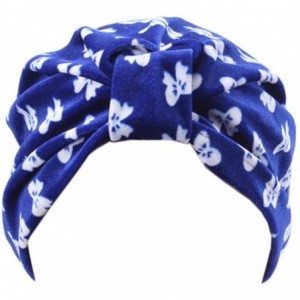 Skullies & Beanies Women Flower Elastic Turban Beanie Wrap Chemo Cap Hat - Coffee - CC182A2OQYW $8.65