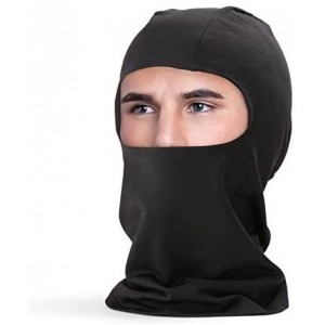 Balaclavas Windproof Ski Face Mask Balaclava Hood Black - C512NS42009 $8.58