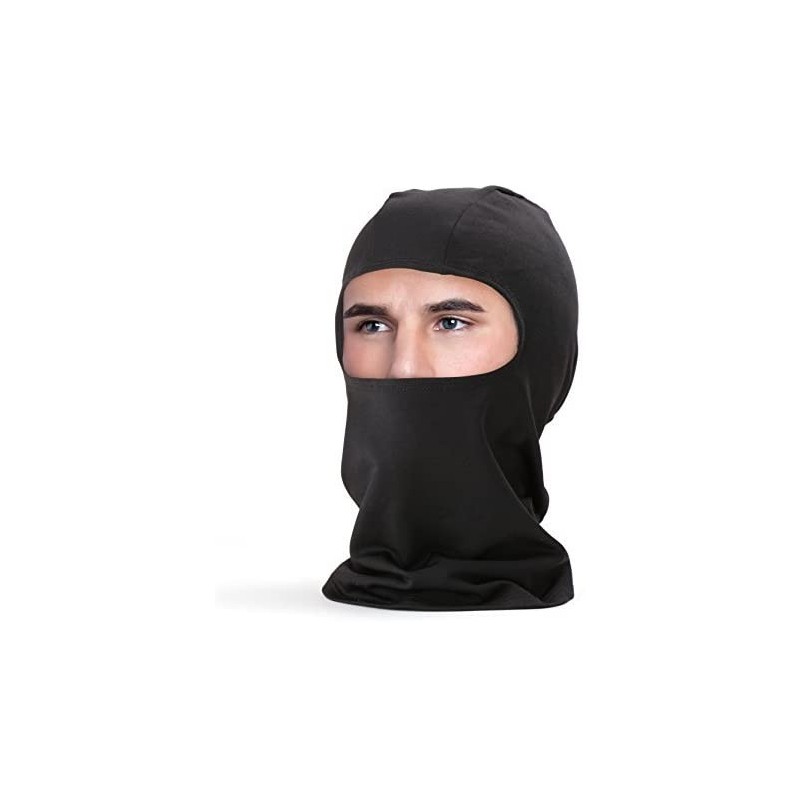 Balaclavas Windproof Ski Face Mask Balaclava Hood Black - C512NS42009 $8.58