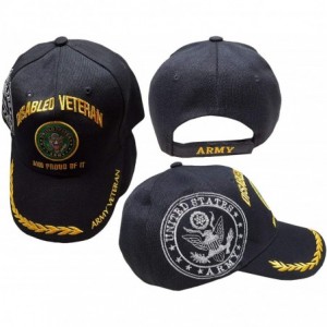 Skullies & Beanies US Army Disabled Army Veteran Baseball Cap Proud Of It Embroidered Hat USA - C312O5GUG15 $8.04