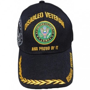 Skullies & Beanies US Army Disabled Army Veteran Baseball Cap Proud Of It Embroidered Hat USA - C312O5GUG15 $8.04