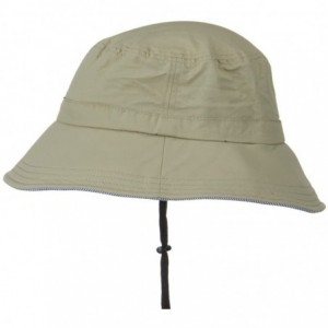 Sun Hats UV 50+ Talson Removable Flap UV Bucket Hat - Khaki - Khaki - CT11918I46V $48.07