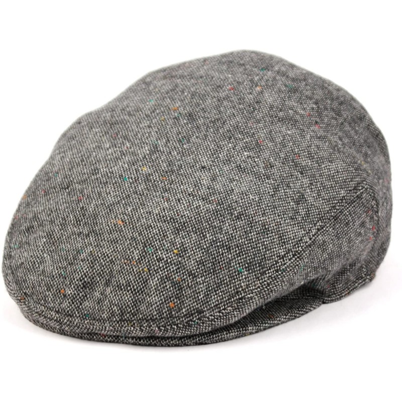 Newsboy Caps Ivy Cap Wool Blend - Black - CV12C65G7O1 $16.25