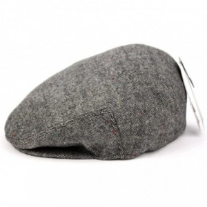Newsboy Caps Ivy Cap Wool Blend - Black - CV12C65G7O1 $16.25