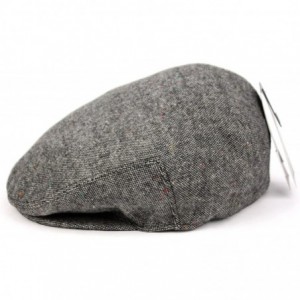 Newsboy Caps Ivy Cap Wool Blend - Black - CV12C65G7O1 $16.25