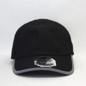 Baseball Caps Plain Pro Cool Mesh Low Profile Adjustable Baseball Cap - Reflective Black - CG18ERE25MO $16.94