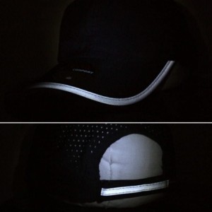 Baseball Caps Plain Pro Cool Mesh Low Profile Adjustable Baseball Cap - Reflective Black - CG18ERE25MO $16.94