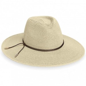 Sun Hats Women's Montecito Sun Hat - UPF 50+- Broad Brim- Elegant Style- Designed in Australia. - Natural - CG18M47L0YA $106.65