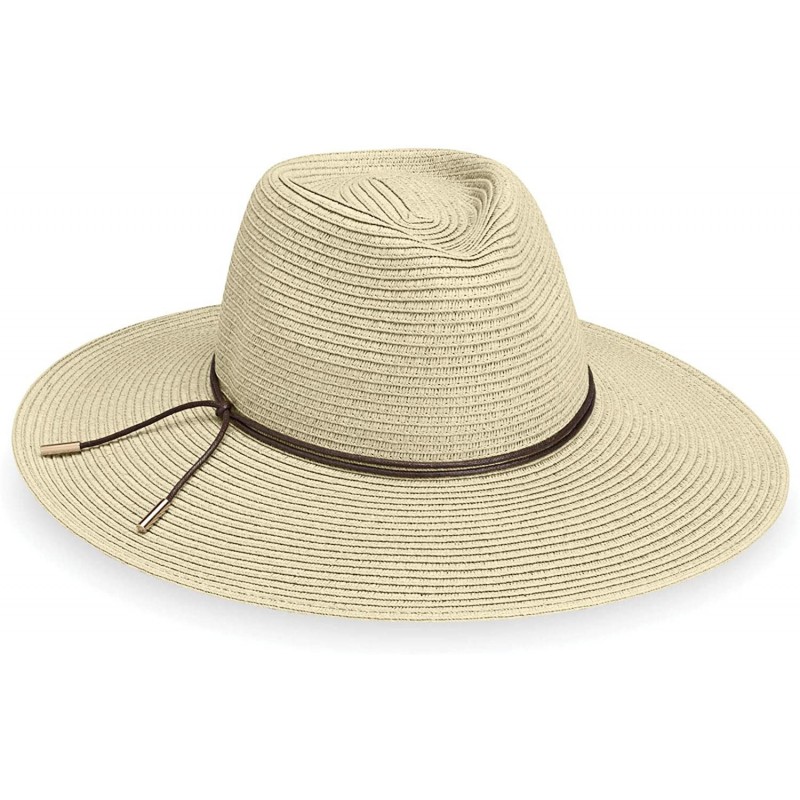 Sun Hats Women's Montecito Sun Hat - UPF 50+- Broad Brim- Elegant Style- Designed in Australia. - Natural - CG18M47L0YA $53.33