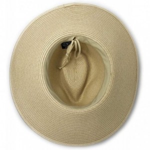 Sun Hats Women's Montecito Sun Hat - UPF 50+- Broad Brim- Elegant Style- Designed in Australia. - Natural - CG18M47L0YA $53.33