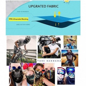 Balaclavas 3D Face Mask Seamless Bandana Unisex Headscarf UV Protection Scarf - Color K - C1199ZMQO2I $18.51