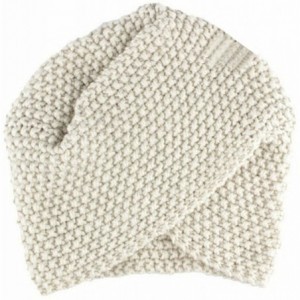 Skullies & Beanies Ladies Casual Warm Winter Acrylic Knitted Hat Cap - Beige - CK185IQ23IO $17.54