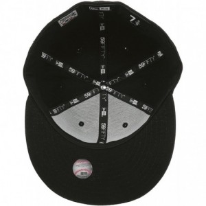 Baseball Caps Men's Astros Black/White Fitted hat Cap - CD18KIL8OCD $32.78