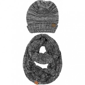 Skullies & Beanies Oversized Slouchy Beanie Bundled with Matching Infinity Scarf - CR18DY5US20 $22.93