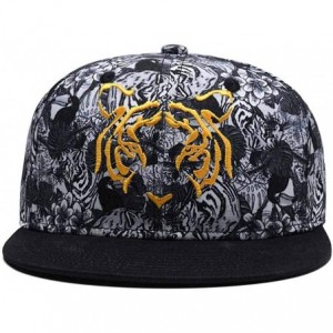 Baseball Caps Premium Floral Flower Hawaiian Cotton Adjustable Snapback Hats Men's Women's Hip-Hop Flat Bill Baseball Caps - ...