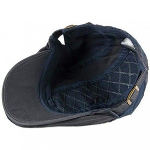 Newsboy Caps Men's Cotton Flat Ivy Gatsby Newsboy Driving Hat Cap - 2 Pack-h - CK18SM5U9G0 $15.48