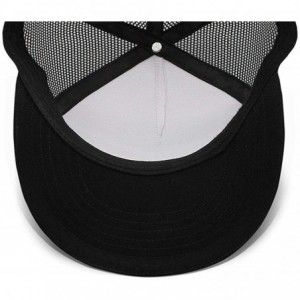 Baseball Caps Men Novel Baseball Caps Adjustable Mesh Dad Hat Strapback Cap Trucks Hats Unisex - Black-2 - CX18AHC462C $16.78