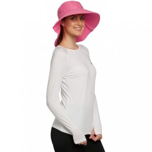 Sun Hats UPF 50+ Protective Everyday Sun Hat for Women - One Size - Pink - CW18DOYZHI8 $44.92