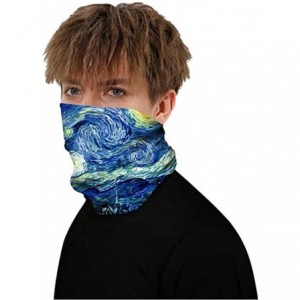 Balaclavas Multifunctional Seamless Face Mask Bandanas Headband Neck Gaiter for Dust-Sun UV Protection - Blue Night - C2197U5...