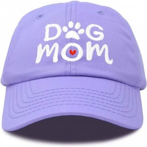 Baseball Caps Dog Mom Baseball Cap Women's Hats Dad Hat - Lavender - CW18K6439CL $9.74