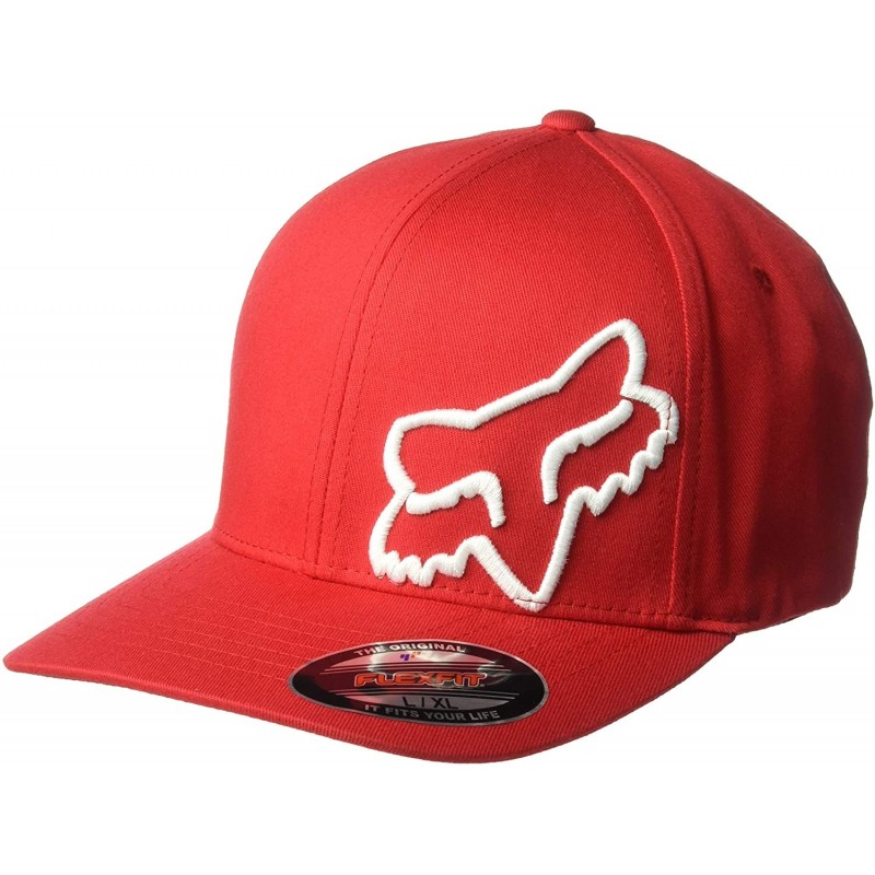 Baseball Caps Mens Flex 45 Flexfit Hat - Dark Red - C418O9Z0UH8 $26.29