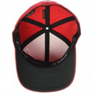 Baseball Caps Mens Flex 45 Flexfit Hat - Dark Red - C418O9Z0UH8 $26.29