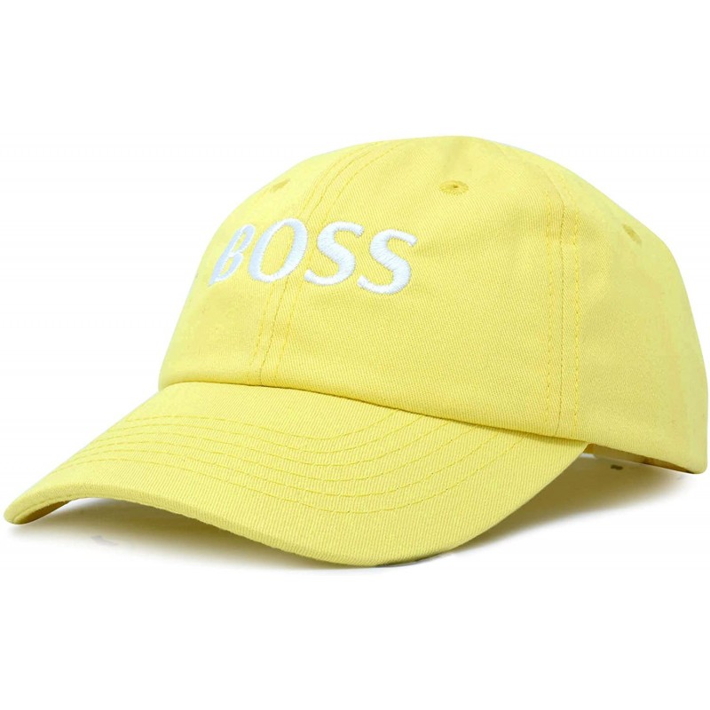 Baseball Caps BOSS Baseball Cap Dad Hat Mens Womens Adjustable - Minion Yellow - C518M9LSUY4 $11.05