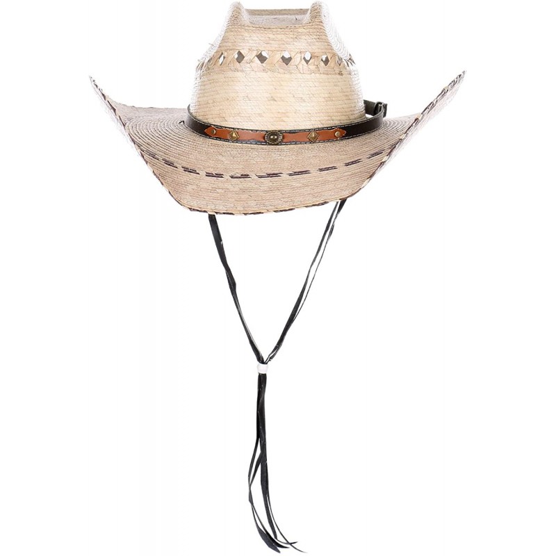 Sun Hats Classic Summer Protective Lifeguard Natural Straw Beach Sun Hat - Swt3802b - CJ18DY4IIG2 $24.49