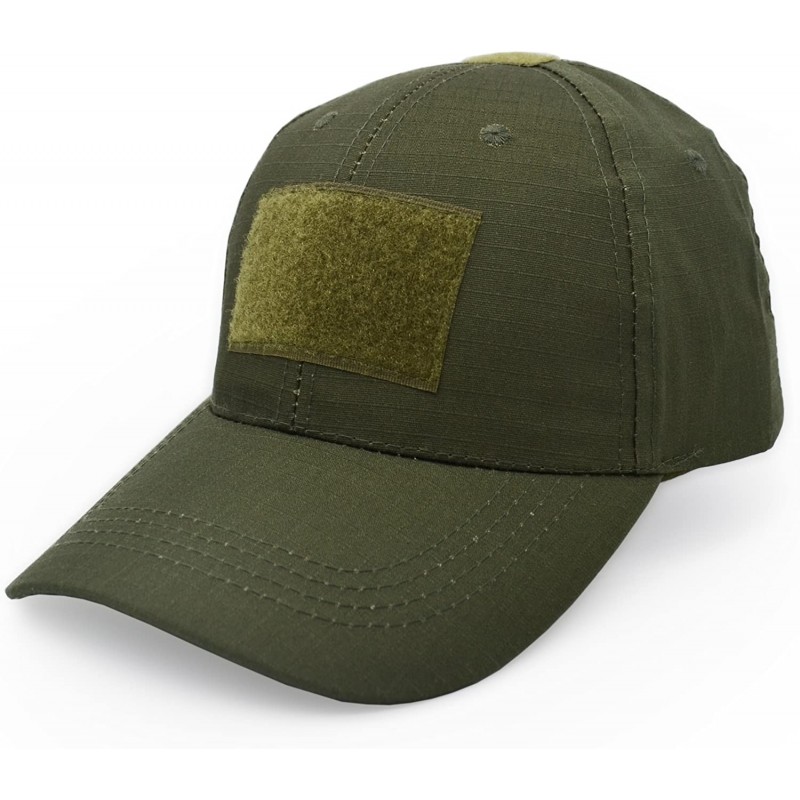 Baseball Caps Military Tactical Operator Cap- Outdoor Army Hat Hunting Camouflage Baseball Cap - Army Green - C418EUKUYMW $12.14