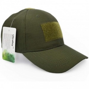 Baseball Caps Military Tactical Operator Cap- Outdoor Army Hat Hunting Camouflage Baseball Cap - Army Green - C418EUKUYMW $12.14