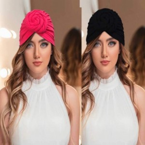 Skullies & Beanies Women Pre-Tied Bonnet Turban for Women Printed Turban African Pattern Knot Headwrap Beanie - C5192UAU8T9 $...