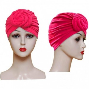 Skullies & Beanies Women Pre-Tied Bonnet Turban for Women Printed Turban African Pattern Knot Headwrap Beanie - C5192UAU8T9 $...