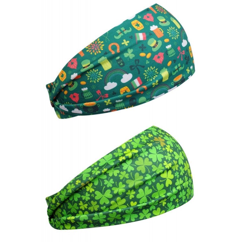 Headbands Workout Headbands Elastic Stretchy Original - st. patrick's day headbands - CP193E7O4UZ $19.13