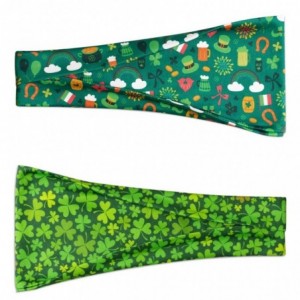 Headbands Workout Headbands Elastic Stretchy Original - st. patrick's day headbands - CP193E7O4UZ $19.13