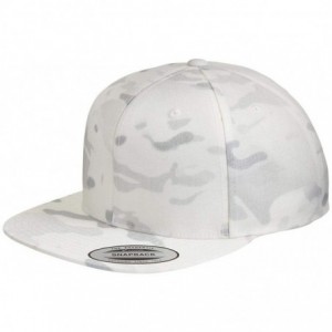 Visors Classics Flat Bill Snapback Cap - 6089M - Multicam Alpine - CY18WW64TLT $9.10