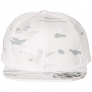 Visors Classics Flat Bill Snapback Cap - 6089M - Multicam Alpine - CY18WW64TLT $9.10