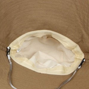 Sun Hats Unisex Cotton Fold Up Foldable - Khaki - C118THEE540 $12.95