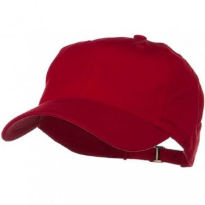 Baseball Caps Low Profile Light Weight Brushed Cap - Red - C91153M5J99 $9.05