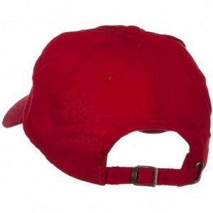 Baseball Caps Low Profile Light Weight Brushed Cap - Red - C91153M5J99 $9.05