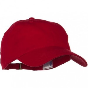 Baseball Caps Low Profile Light Weight Brushed Cap - Red - C91153M5J99 $9.05