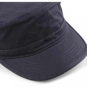 Baseball Caps Washed Cotton Basic & Distressed Cadet Cap Military Army Style Hat - 1. Basic - Navy - CL189ZYW5E0 $12.93