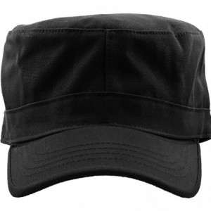 Baseball Caps Cadet Army Cap Basic Everyday Military Style Hat (Now with STASH Pocket Version Available) - C511JECLET3 $12.18